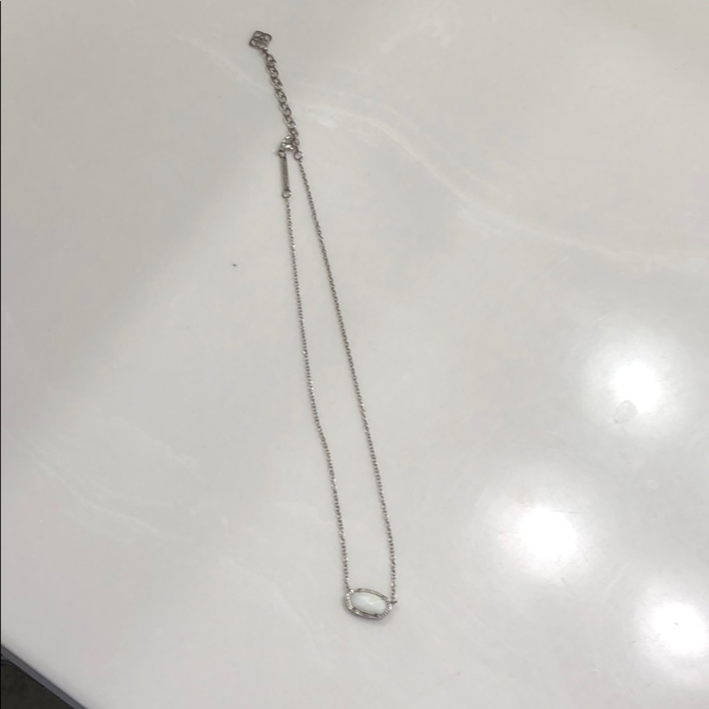 Kendra Scott White and Silver Necklace